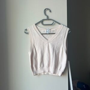 Sunday best Pink Cream Vest Small